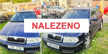 Ukradené vozidlo bylo nalezeno