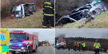 Hromadná nehoda uzavřela Karlovarskou