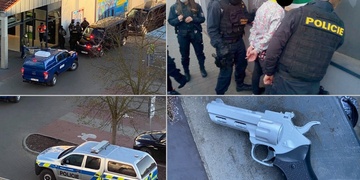 Ukrajinský blbec spustil policejní manévry