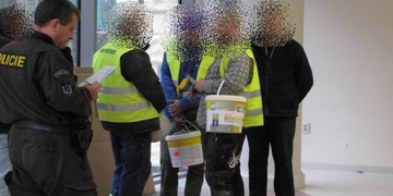 Zátah cizinecké policie na Borských polích