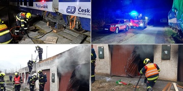 Žhářství v garáži i vykolejení vlaku