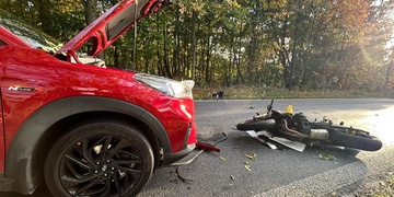 Střet s autem motorkář nepřežil