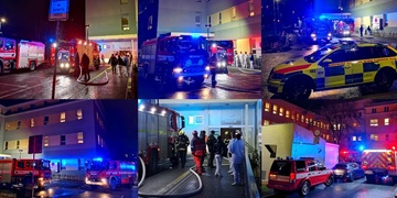 Požár ve Fakultní nemocnici Plzeň