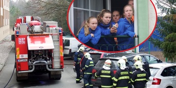 Požár v hotelu Golden Fish