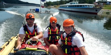 Záchranná akce na Hracholuskách