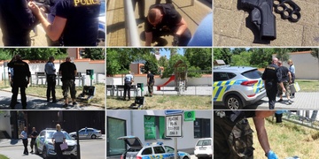 V centru Plzně zaútočil boxerem a pak začal střílet