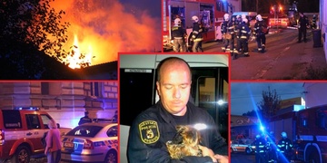 Obrovský požár na Roudné, evakuovaní lidé i zvířata