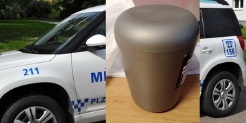 Nález pohřební urny