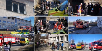 Výbuch v ubytovně, těžce zraněný muž bojuje o život - Aktualizováno