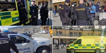 Muži na nádraží rozbili hlavu lahví