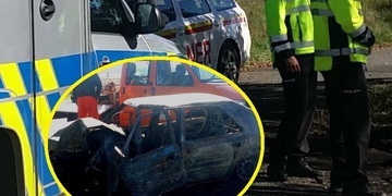 Tragická nehoda, muž náraz nepřežil a vůz shořel