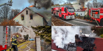 Seniorce hořel dům nad hlavou