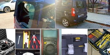 V noci bylo v Lobzích vykradeno auto - majitel přišel téměř o vše k provozování své živnosti