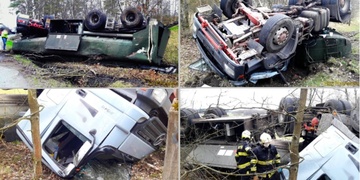 Převrácení cisterny