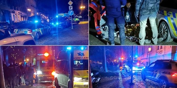 Pobodání dvou mužů v centru Plzně