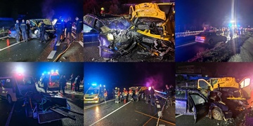 Velmi vážná nehoda u Křimic, jeden mrtvý a dva zranění