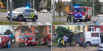 U náhlých úmrtí dvou mužů zasahovaly všechny záchranné složky