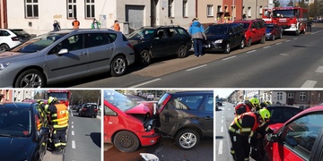 Řetězová dopravní nehoda se zajímavou zápletkou