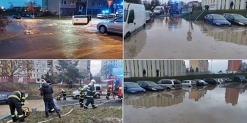 Aktualizujeme: Voda zatopila část Košutky