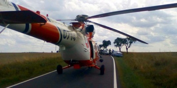 Dvě nehody, šest zraněných - zasahoval i vrtulník LZS