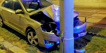 Cestou do centra potkal sloup