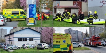 Muž se rozhodl ukončit život skokem z okna