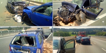 Hromadná nehoda u Třemošné