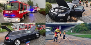 "Čuměl po holce a pak se vznesl!" popsal nehodu svědek