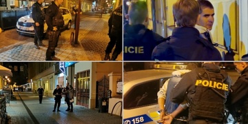 Muž v centru Plzně skončil s posekanými zády