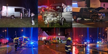 Nehoda na křižovatce ulic Studentská x Plaská