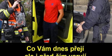 Co vám dnes přejí a před čím varují policisté, hasiči a záchranáři?
