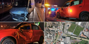 Opilec způsobil dopravní nehodu na Jateční