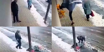 Narkoman kopl stařenku přímo do obličeje - pozor, článek obsahuje video značně nevhodné pro slabé povahy!