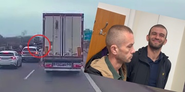 Oba Ukrajinci byli před pár okamžiky odsouzeni za střelbu na kamion na D5