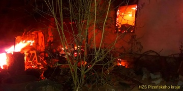 Chata vzplála kvůli nedbalosti
