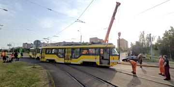 Na Gerské vykolejila tramvaj