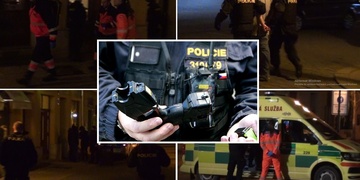 Hrozbu mladíka s nožem eliminovali policisté taserem