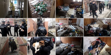 Tuny odpadu, stovky potkanů, hromady výkalů, ale i zraněný pejsek