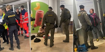 Agresivní narkomané napadli strážného nákupního centra