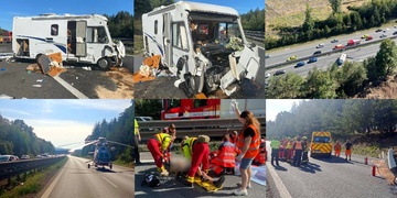 Vážná nehoda na dálnici D5 - článek byl aktualizován