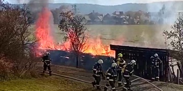 Požár ve Lštění