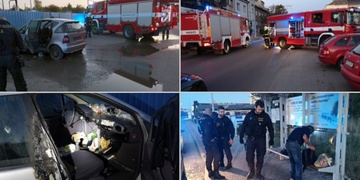 Auto na Borské zřejmě zapálil opilý bezdomovec
