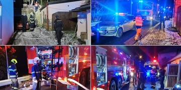 Požár v Plzni - Liticích