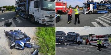 Řidič kamionu vážně zranil dívku, pomoc jí ale neposkytl