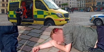 Napůl svlečený útočník napadl policistku