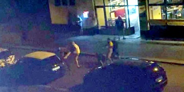 Policisté řeší rvačku na Slovanech