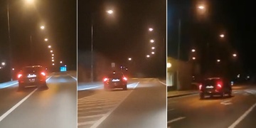 Silnice jí byla úzká, auto nezvládala a dokonce si uprostřed vozovky i schrupla