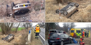 Při střetu dvou aut byli zraněni tři lidé