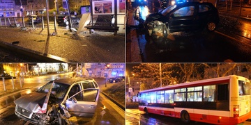 Noční demoliční derby mladých řidičů