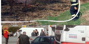 Znovu hoří na Borech + nehoda na Karlovarské